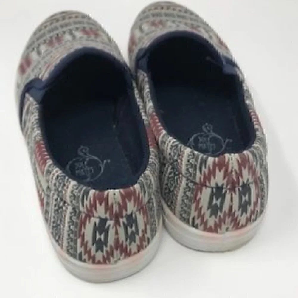 sole mates aztec print slip on shoes size 8 - Picture 4 of 5